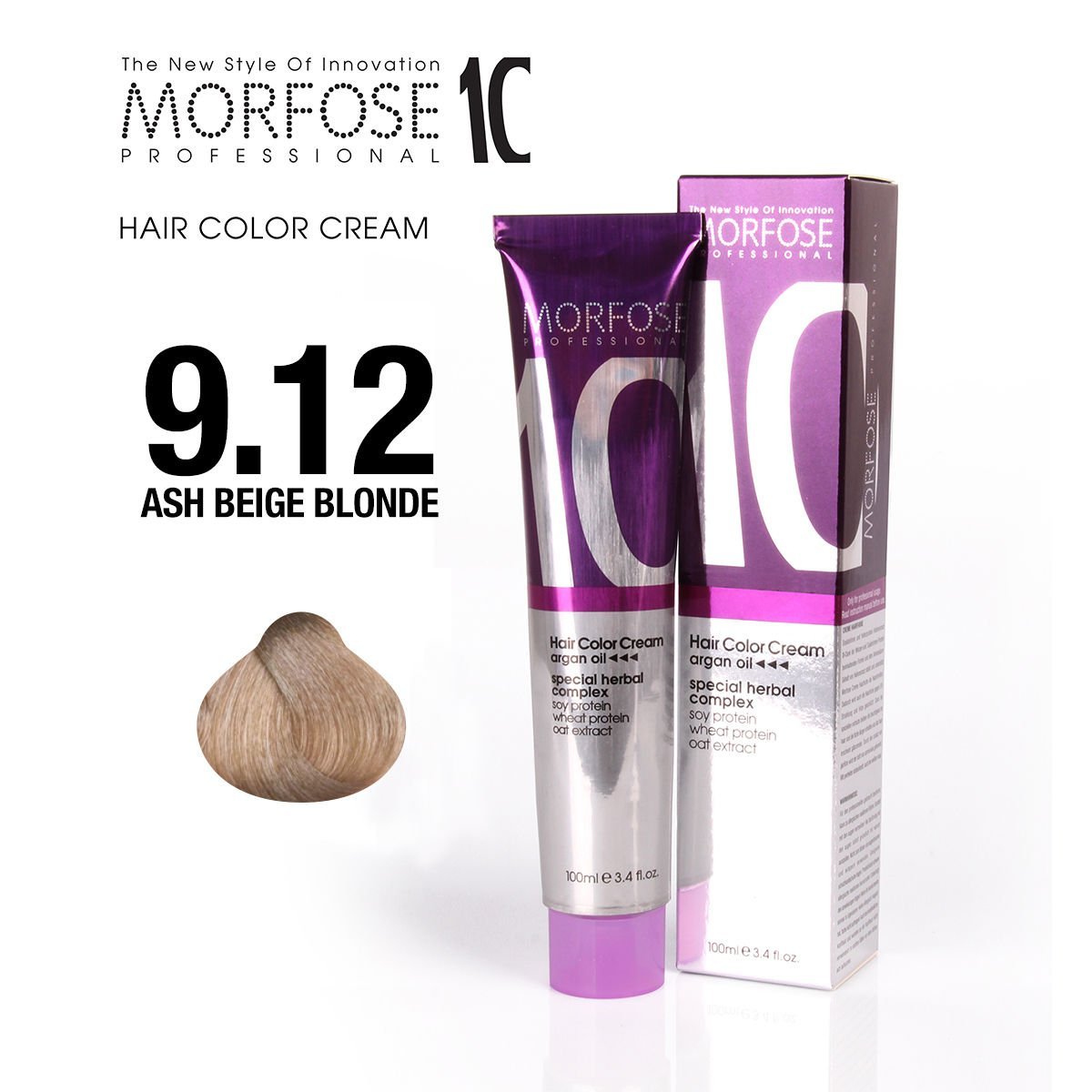 MORFOSE 10 SAÇ BOYASI 9.12- SARI  KÜLLÜ İRİZE 100 ML