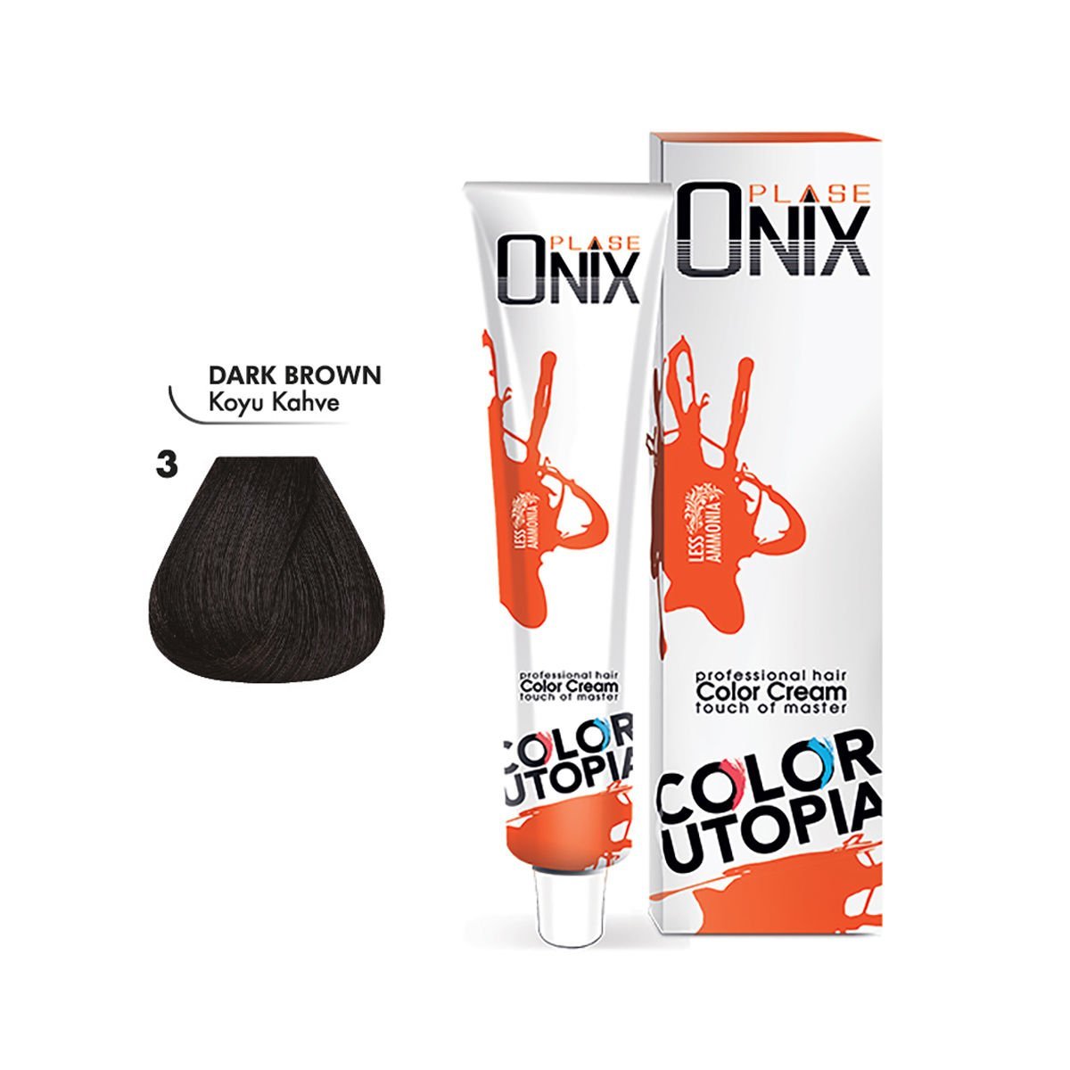 ONIX SAÇ BOYASI 3- KOYU KAHVE 60 ML