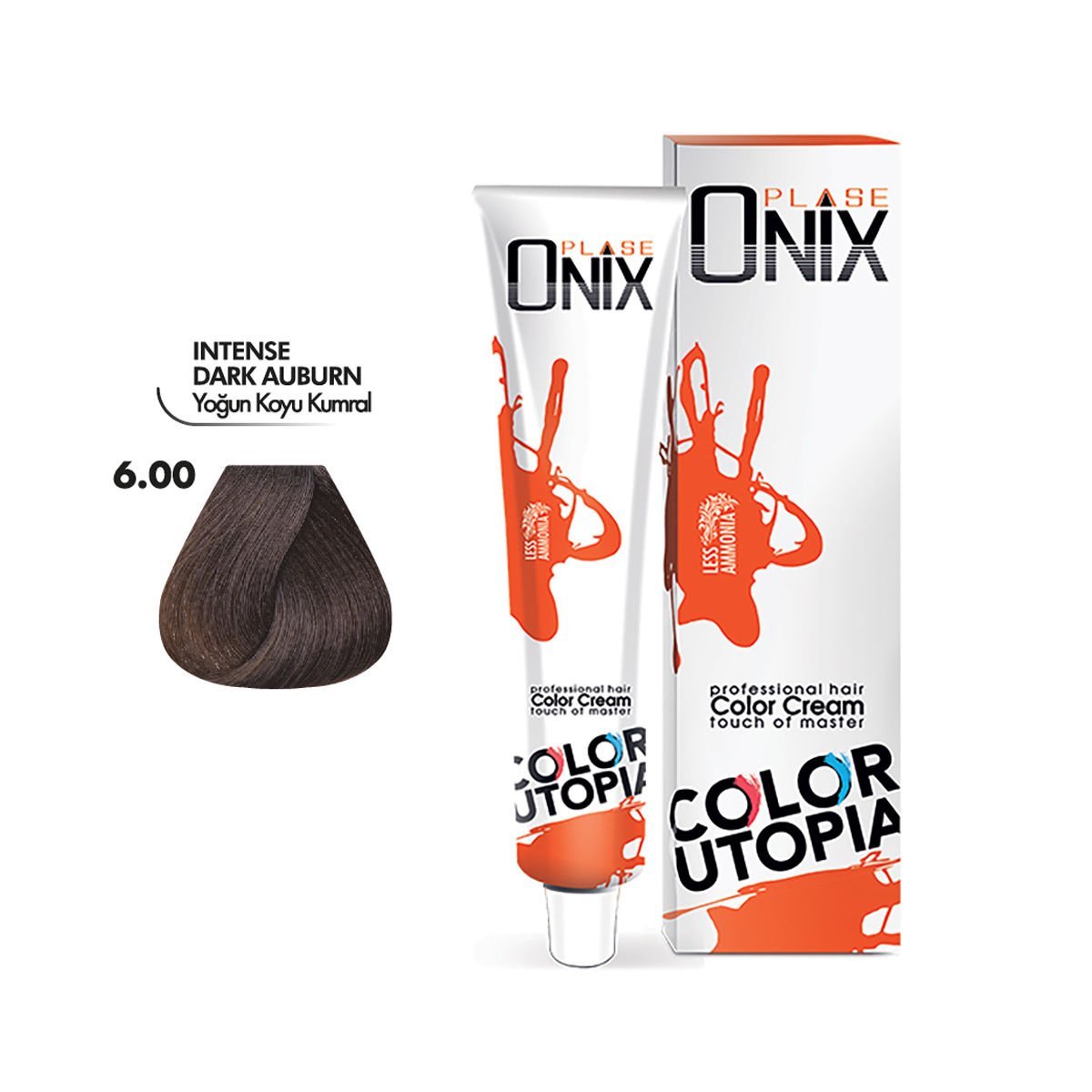 ONIX SAÇ BOYASI 6.00- YOĞUN KOYU KUMRAL 60 ML