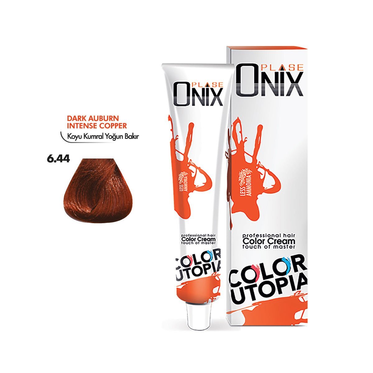 ONIX SAÇ BOYASI 6.44- KOYU KUMRAL YOĞUN BAKIR 60 ML