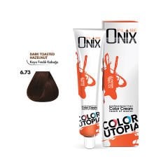 ONIX SAÇ BOYASI 6.73- KOYU FINDIK KABUĞU 60 ML