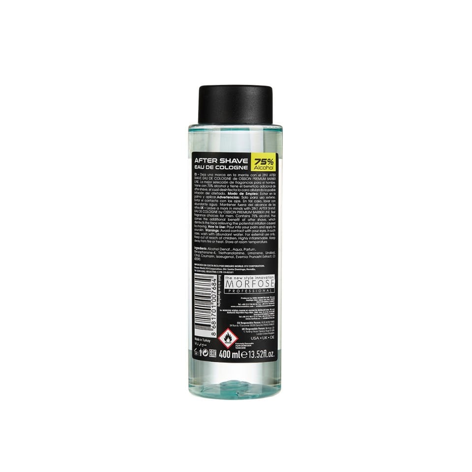 OSSION PBL 2IN1 AFTER SHAVE EAU DE COLOGNE OCEAN WAWE 400 ML