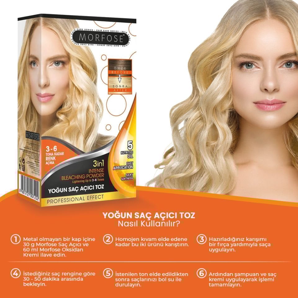 MORFOSE YÜKSEK PERFORMANSLI YOĞUN SAÇ AÇICI